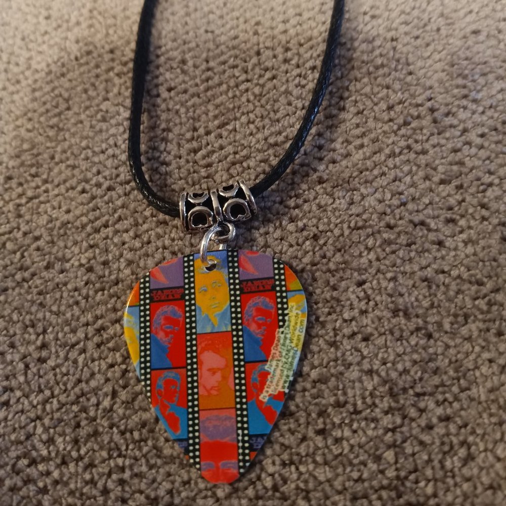 JAMES DEAN GUITAR PICK NECKLACE